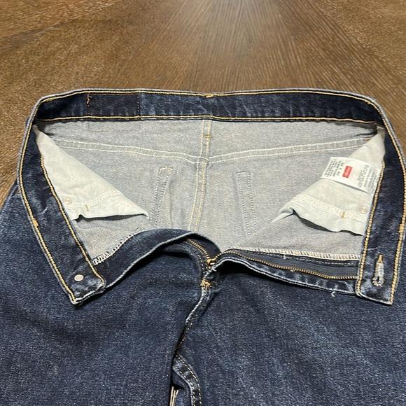 Wrangler Bootcut Regular Fit Dark‎ Wash Men’s Jeans, Size 32W, 30L - Picture 12 of 12